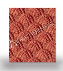 Orange Embossed Paper