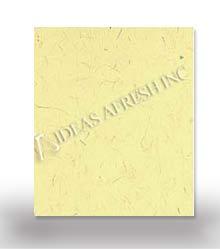 Yellow Colored Straw Handmade Paper